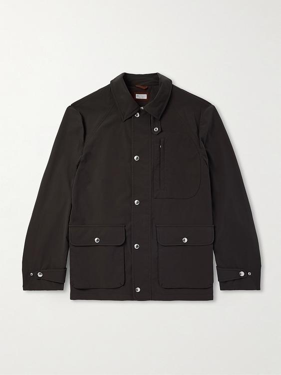 Black casual jacket from Brunello Cucinelli