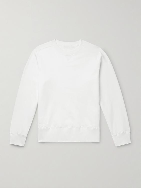 White sweatshirt from Sacai