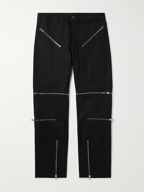 Black cargo trousers from Rick Owens
