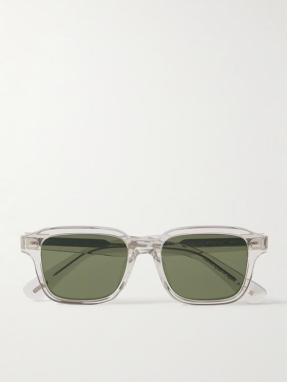 Taupe d-frame sunglasses from Oliver Peoples