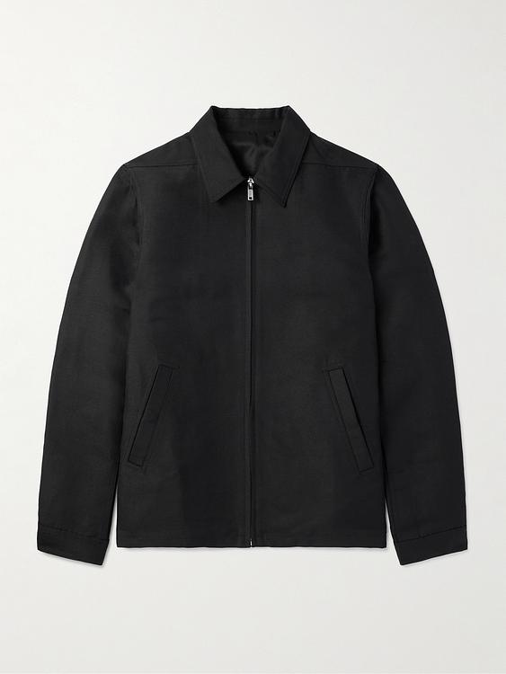 Black casual jacket from Rick Owens