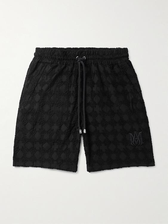 Black sweatshorts from Amiri