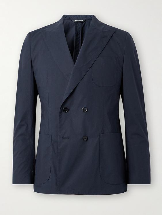 Black double-breasted blazer from Dolce&Gabbana