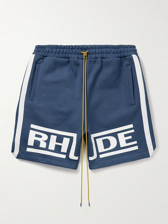 Dark blue drawstring shorts from Rhude