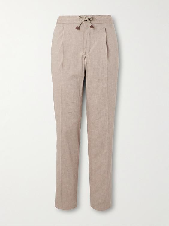 Beige chinos from Incotex