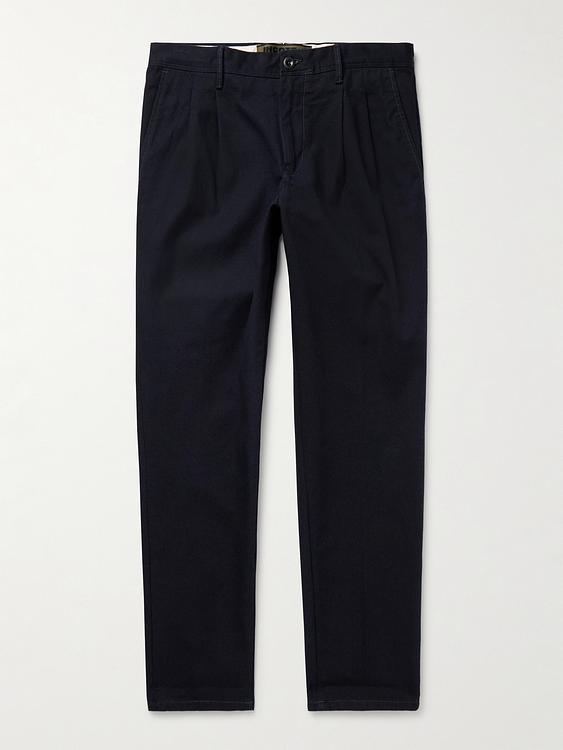 Black chinos from Incotex