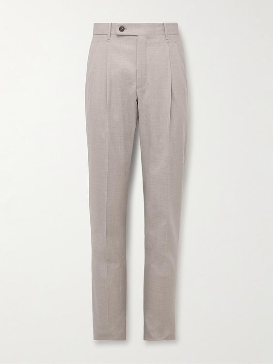 Grey chinos from Incotex