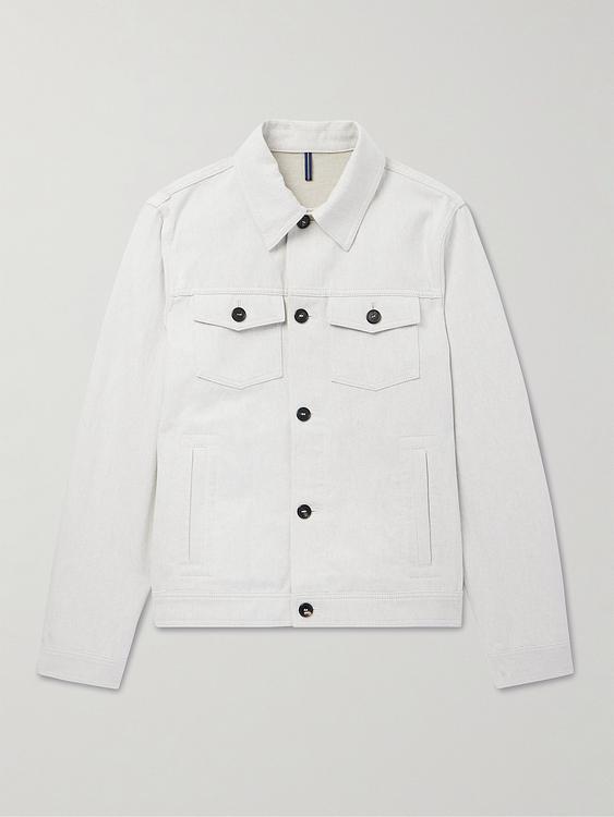 White overshirt from Incotex