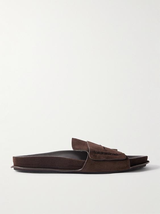 Dark brown sandals from Jacquemus