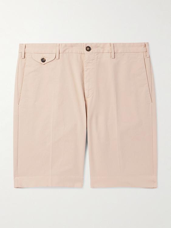 Beige chino shorts from Incotex