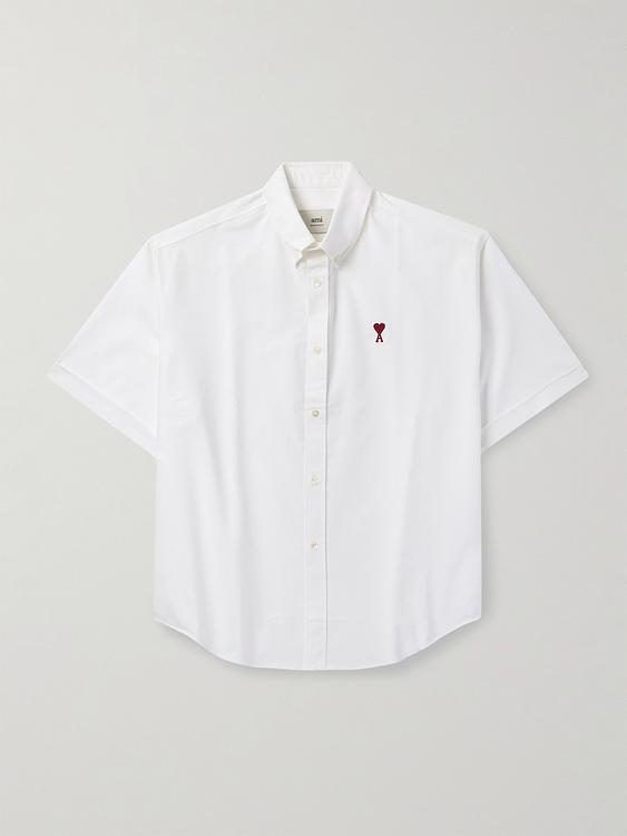 White short sleeve shirt from Ami Paris