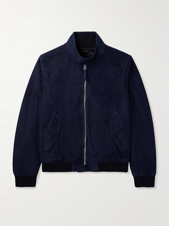 Dark blue casual jacket from Tom Ford