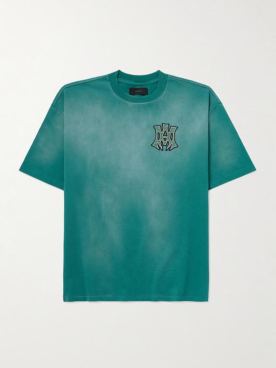 Teal t-shirt from Amiri