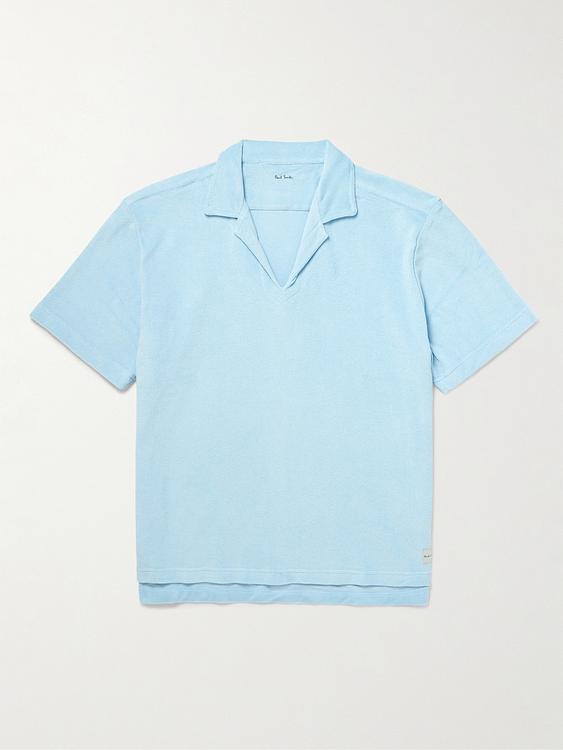Light blue short sleeve polo shirt from Paul Smith