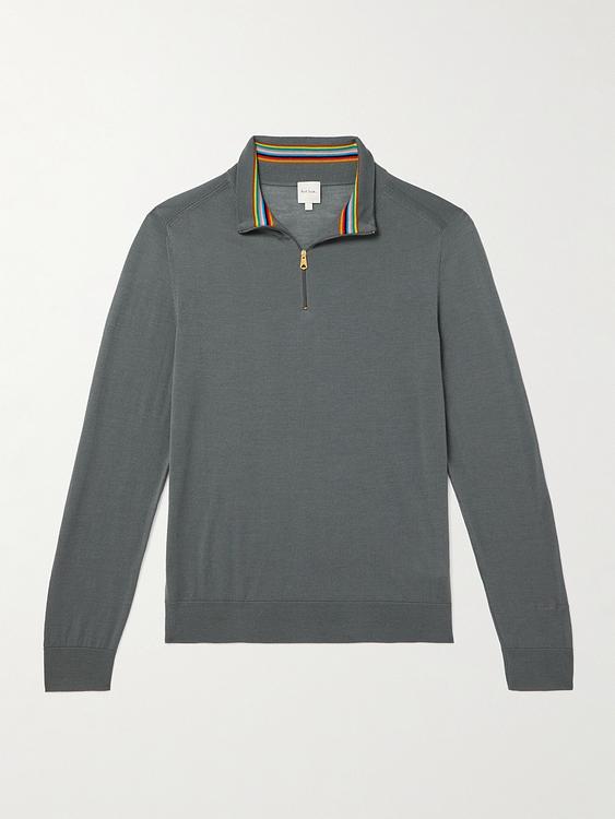 Dark grey half-zip from Paul Smith
