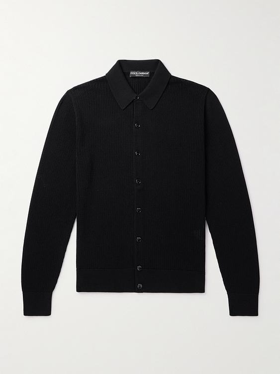 Black cardigan from Dolce&Gabbana