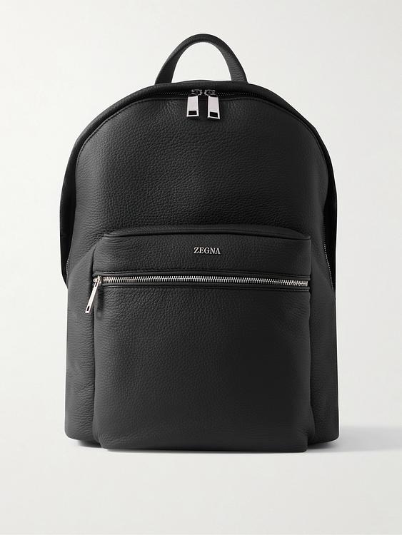 Black backpack from Zegna