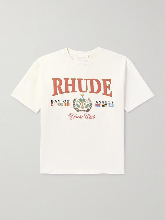 Print white t-shirt from Rhude