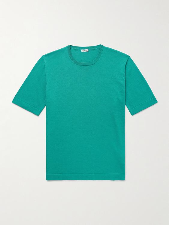 Teal t-shirt from Caruso
