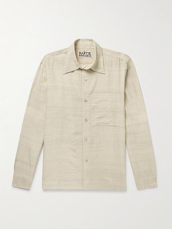 Beige casual shirt from Kartik Research
