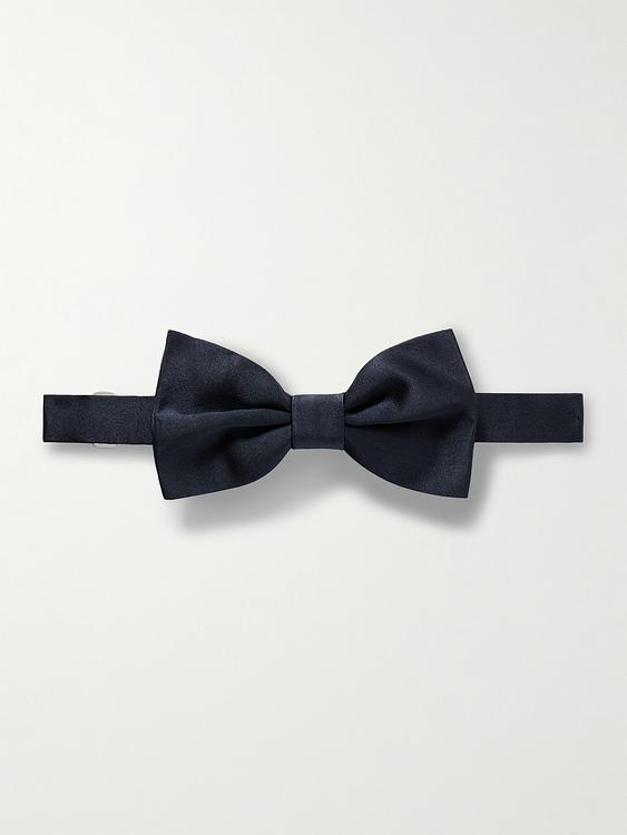 Black bow tie from Canali