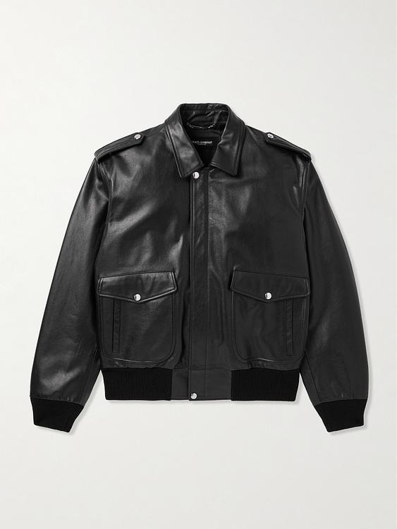 Black casual jacket from Dolce&Gabbana