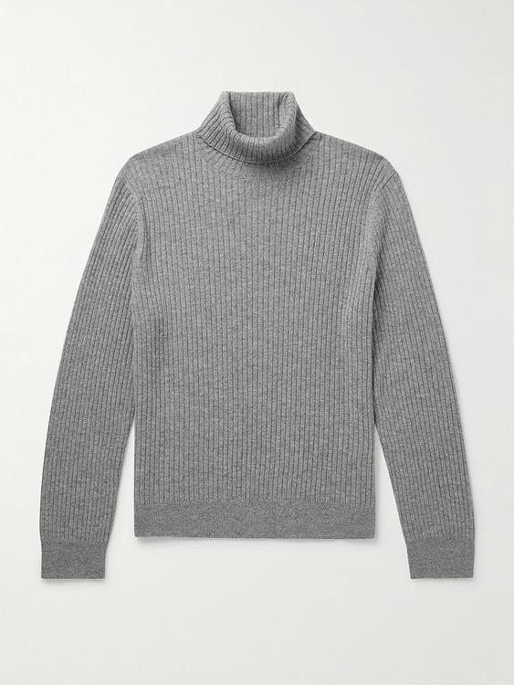 Grey turtleneck from Nili Lotan