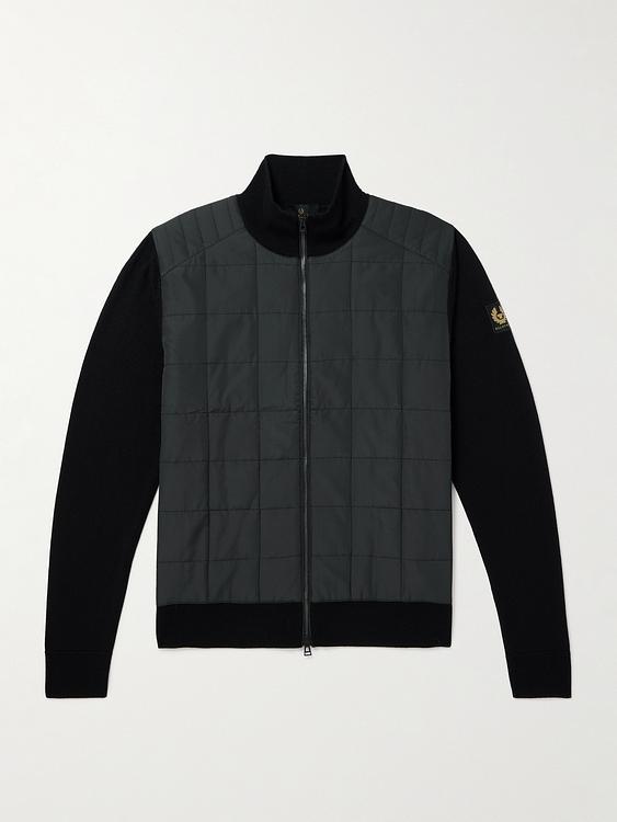 Black cardigan from Belstaff