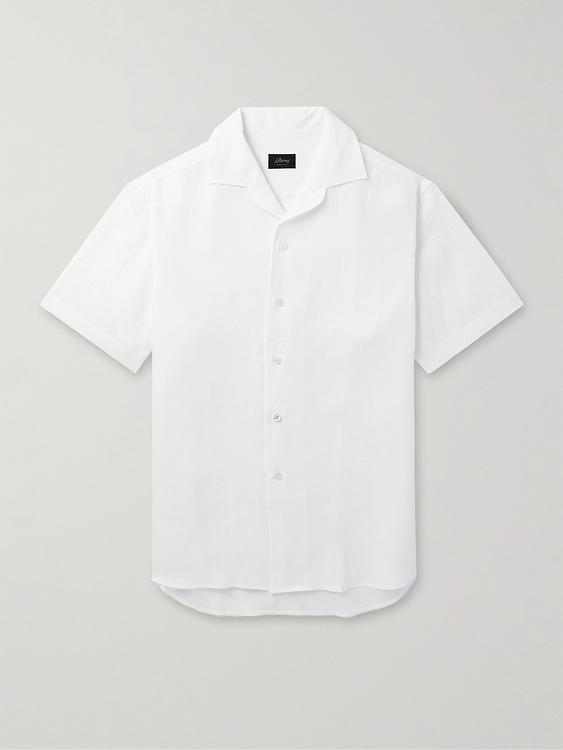 White short sleeve shirt from Brioni