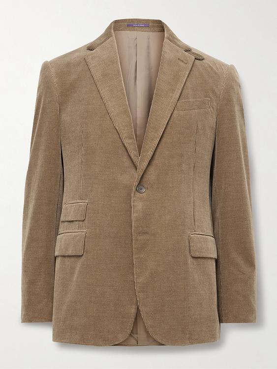 Brown suit jacket from Ralph Lauren Purple Label