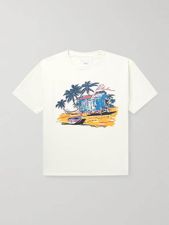 Print white t-shirt from Rhude