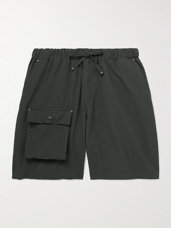Dark grey cargo shorts from FrizmWORKS