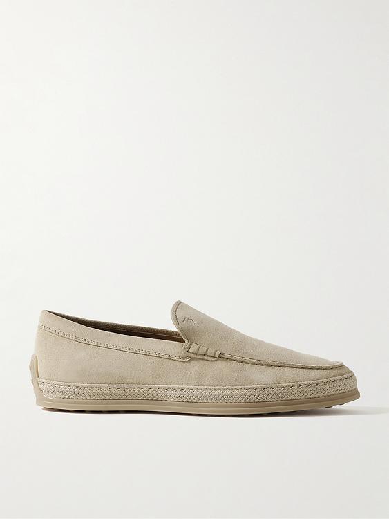 Taupe loafers from Tod's