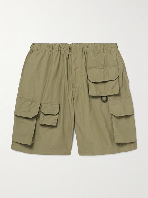 Taupe cargo shorts from FrizmWORKS