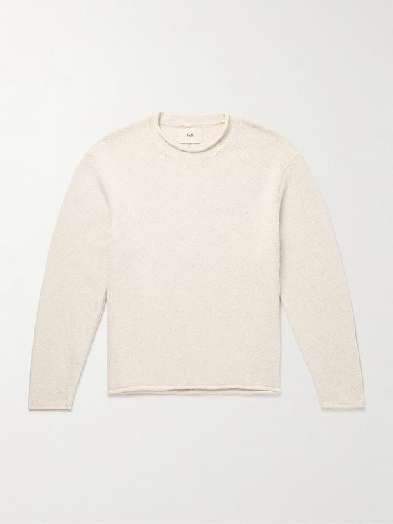 White sweater from Folk