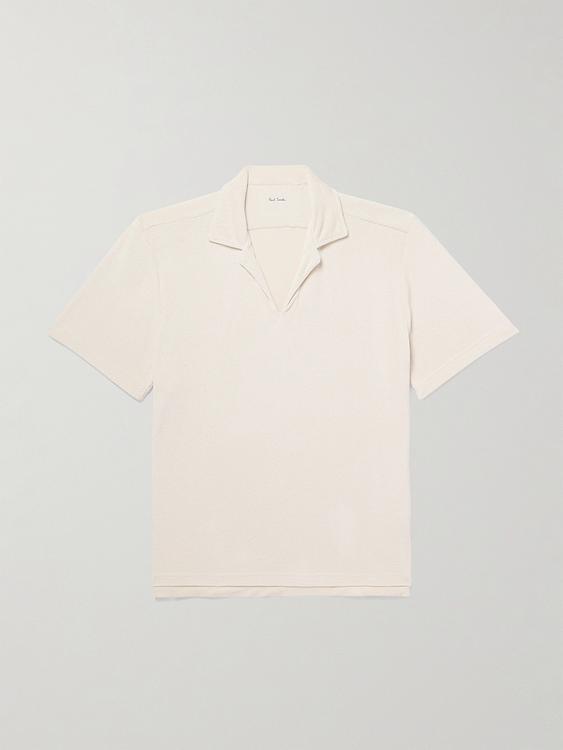 White short sleeve polo shirt from Paul Smith
