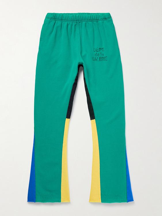 Teal sweatpants from Gallery Dept.