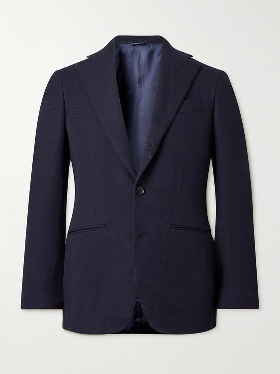 Black suit jacket from Saman Amel