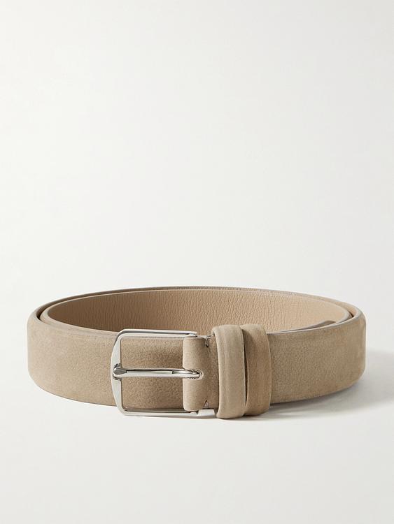 Taupe belt from Loro Piana