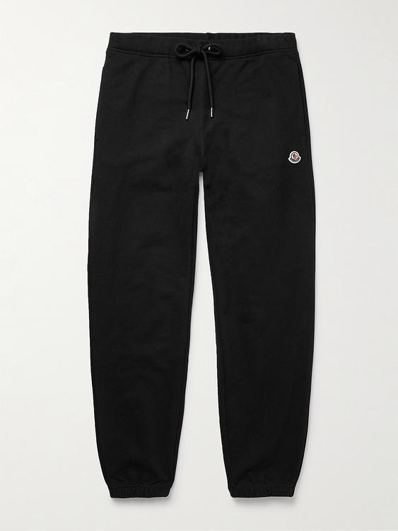 Black sweatpants from Moncler