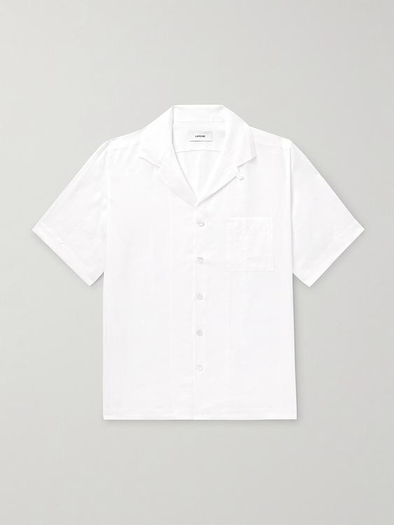 White short sleeve shirt from Lardini