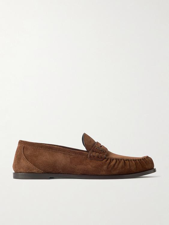 Brown loafers from Saint Laurent