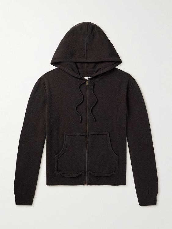 Black hooded sweatshirt from Maison Margiela
