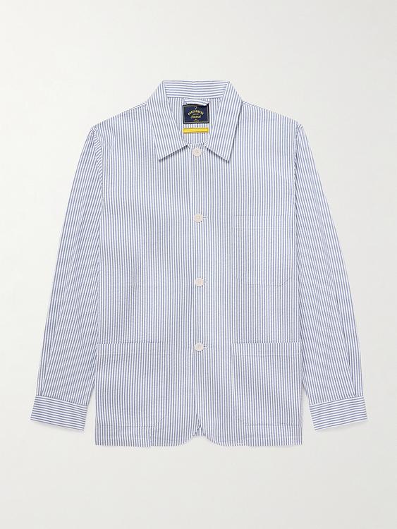 White overshirt from Portuguese Flannel