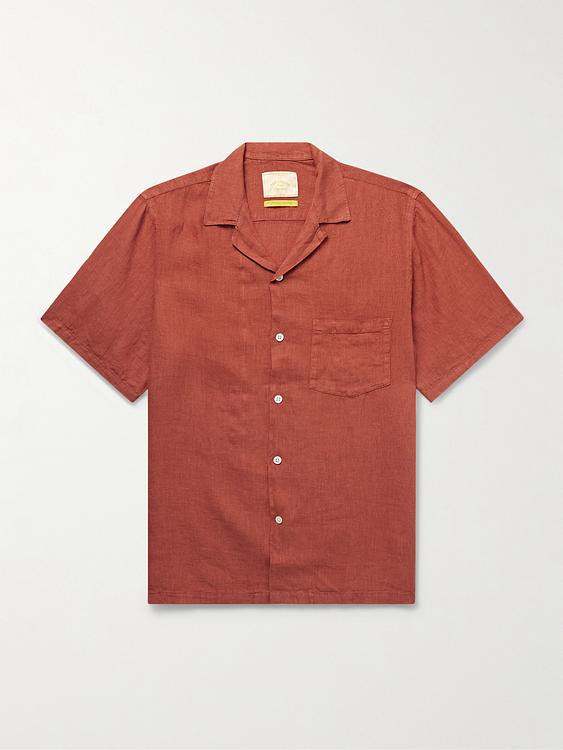 Red short sleeve shirt from Portuguese Flannel