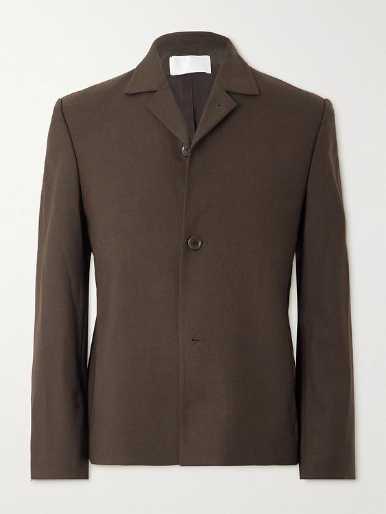 Dark brown blazer from Amomento