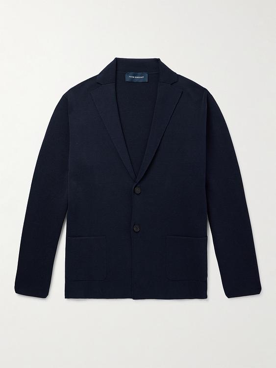 Black cardigan from Thom Sweeney
