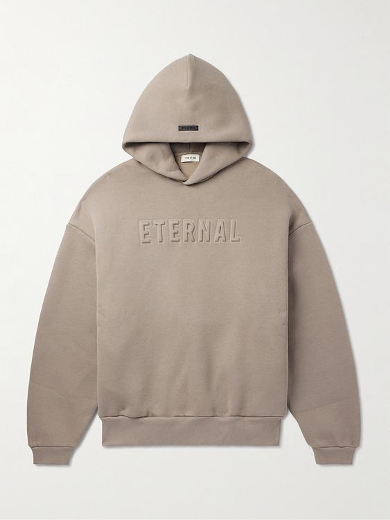 Print grey hooded sweatshirt from Fear Of God