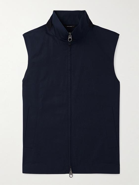 Black vest from Loro Piana