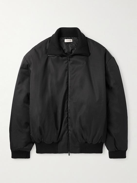 Black bomber jacket from Fear Of God